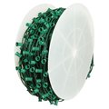 Winterland Winterland WL-C9-18G C9 Socketed Cord Set - E17 Sockets; Green Wire 1000 Feet - 18 in. Spacing WL-C9-18G